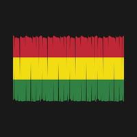 bolivia flagga vektor illustration