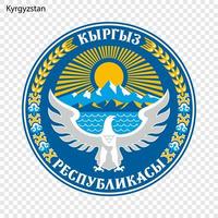 nationell emblem eller symbol kyrgyzstan vektor