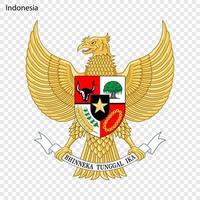 National Emblem oder Symbol Indonesien vektor