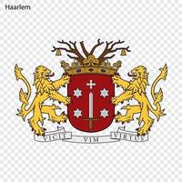 Emblem von Haarlem vektor