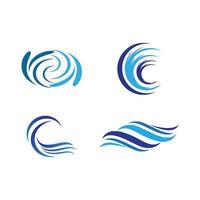 Wasserwelle Logo Bilder vektor