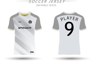 Beste Vektor Fußball Jersey Vorlage Sport t Hemd Design