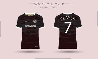 Beste Vektor Fußball Jersey Vorlage Sport t Hemd Design