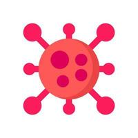 virus bakterie cell pandemi ikon vektor