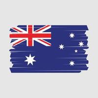 Australien Flagge Pinsel vektor