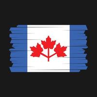 Kanada Flagge Pinsel vektor