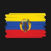 colombia flaggborste vektor