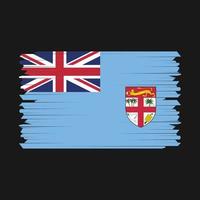 fiji flagga borsta vektor