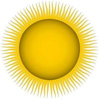 Sol ikon. vektor illustration