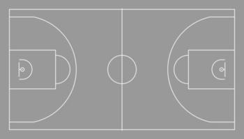 basketplan vektorillustration vektor