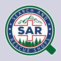 sar Suche und Rettung Geschäfte Logo Design vektor