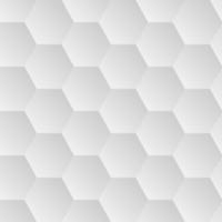 sömlös hexagoner vit vägg textur vektor
