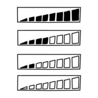 Signal Piktogramm im Hand gezeichnet Gekritzel Stil. Vektor Illustration isoliert auf Weiß Hintergrund.