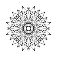 handgezeichnetes indisches ornament mandala im hintergrundstil. vektor