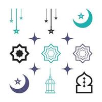 Ramadan kareem Logo Element vektor