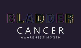 Blase Krebs Bewusstsein Monat dürfen. Vektor Vorlage Hintergrund, Banner, Karte, Poster