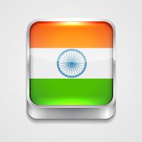 Flagge von Indien vektor