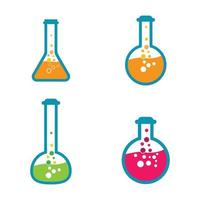 laboratorie logotyp bilder illustration set vektor