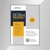 Fachmann, Standard, kreativ, minimalistisch echt Nachlass Flyer, Poster, Flugblatt Vorlage einfach Design Beispiel zum Werbung oder Eigentum Geschäft Agentur vektor