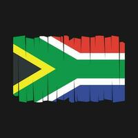 Sydafrika flagga vektor