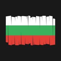 bulgarien flagga vektor