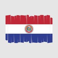 paraguay flagga vektor