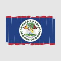 belize flagge vektor