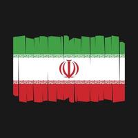 iranische flagge vektor