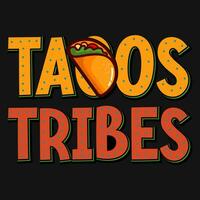 Tacos typografisch Grafik T-Shirt Design vektor