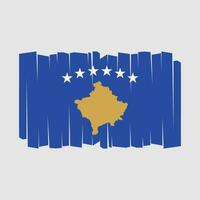 kosovo flagge vektor