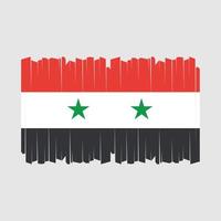 syrien flagga vektor