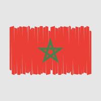Marocko flagga vektor