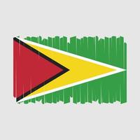 guyana flagga borsta vektor