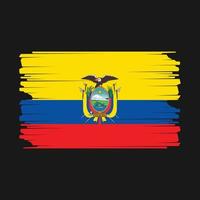 Ecuador Flagge Illustration vektor