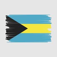 Bahamas Flagge Illustration vektor