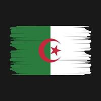 Abbildung der algerischen Flagge vektor