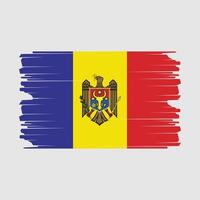 moldavien flagga illustration vektor