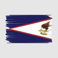 amerikanisch Samoa Flagge Illustration vektor