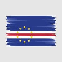 cape verde flagga illustration vektor