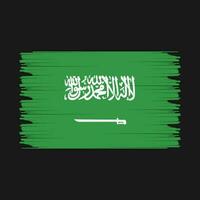 Abbildung der saudi-arabischen Flagge vektor