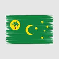 cocos öar flagga illustration vektor