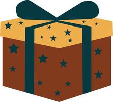Handzeichnung Geschenkbox Symbol vektor