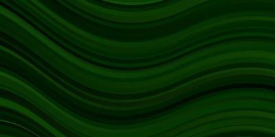 mörkgrön vektorlayout med cirkelbåge. vektor