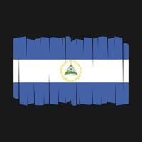 nicaragua flagga vektor