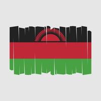 malawi flagge vektor