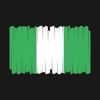 nigeria flagga vektor