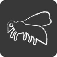 Symbol Biene. verbunden zu inländisch Tiere Symbol. einfach Design editierbar. einfach Illustration vektor