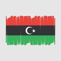Libyen Flagge Vektor Illustration
