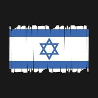 Israel flagga vektor illustration
