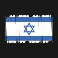 Israel Flagge Vektor Illustration